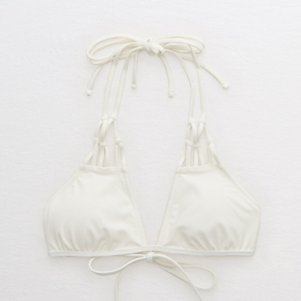 Brand New Aerie Macrame Triangle Bikini Top